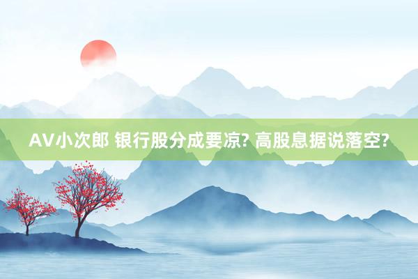 AV小次郎 银行股分成要凉? 高股息据说落空?