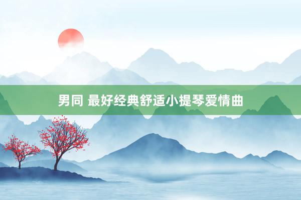 男同 最好经典舒适小提琴爱情曲